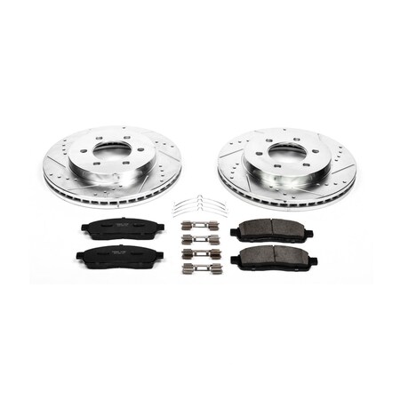 Powerstop FRONT 1 CLICK BRAKE KIT W/ HARDWARE K1943