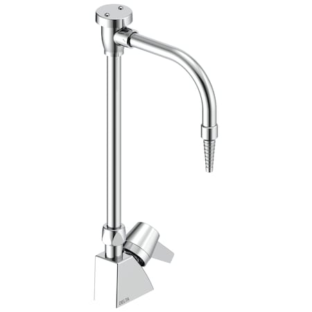 Delta Commercial W66 Series Single Handle Water Single Handle Deck-Mount Water Faucet In Chrome W6600-10-C