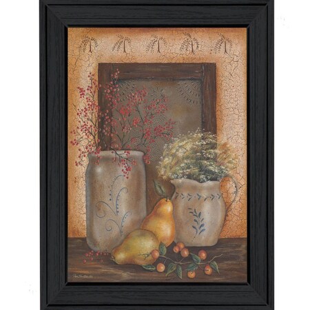 Homeroots Country Collection Black Framed Print Wall Art 404680
