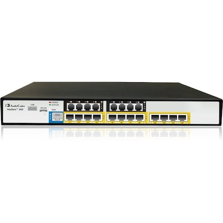 Audiocodes Mediant 800B VoIP Gateway - 4 x FXS - 4 x FXO - Gigabit Ethernet M800B-V-4S4O-4L