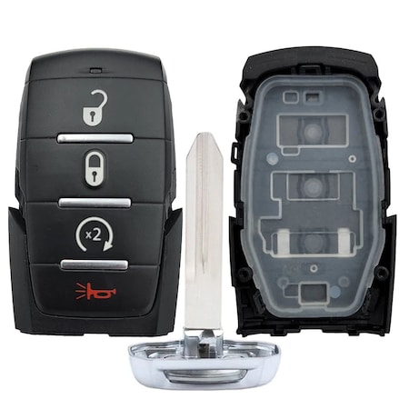 Aks Keys 2019 - 2022 RAM 1500 Smart Key Shell 4B Fits for FCC# OHT-4882056 RS-DODGE-10