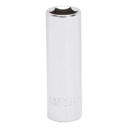 Vulcan Drive Socket, 11 mm Socket, 1/4 in Drive, 6-Point, Chrome Vanadium Steel, Chrome, MT6487809 MT6487809