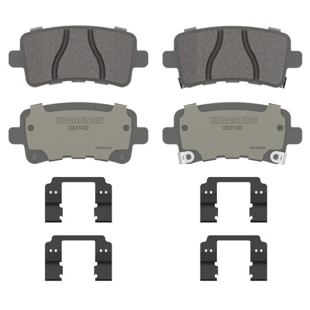 Wagner Brake OEX Rear Disc Brake Pad Set Premium Ceramic,  OEX1430