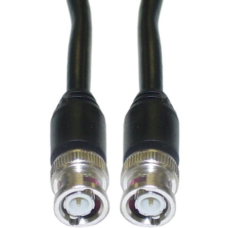 Cable Wholesale BNC RG59/U Coaxial Cable, Black, BNC Male, 12 foot 10X3-01112