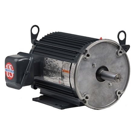 U.S. Motors 3-Phase Vector Motor, 10 HP, 215 Frame, 230/460V AC Voltage, 1,775 Nameplate RPM UN10T2BC