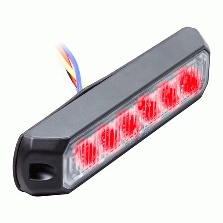 Heise 4.9inch 6 LED Red Marker Lights HE-MUMRK-6R