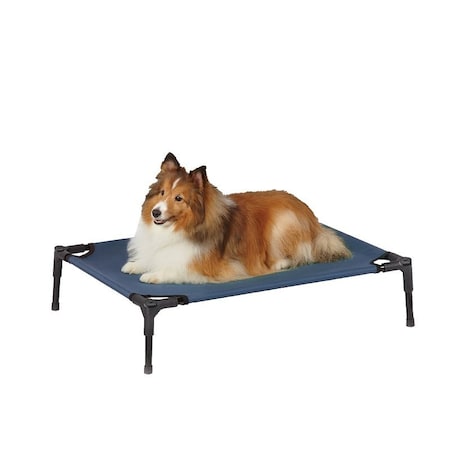 Guardian Gear Pet Cot, 30 in L, 24 in W, Polyester Cover, Blue ZW9023 16 19