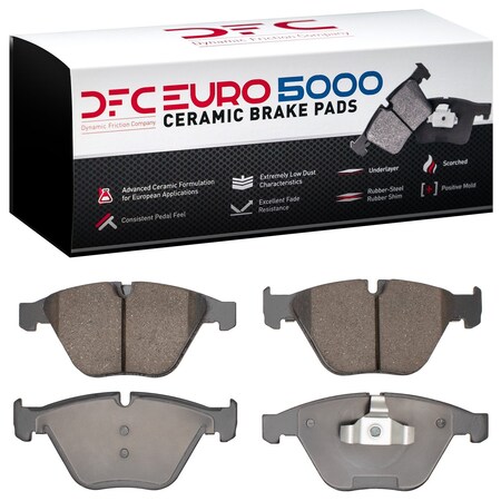 Dfc 5000 Euro Ceramic Disc Brake Pad Set, 1600-1260-00
