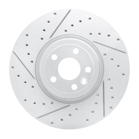 Dynamic Friction Co DFC Geoperformance Rotor - Drilled and Slotted 830-20033L