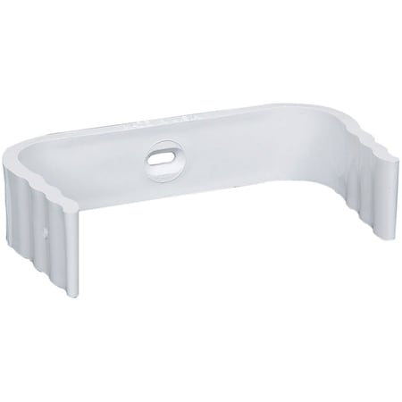 Amerimax Home Products 2'' x 3'' Traditional K-Style White Vinyl Downspout Clip M0634-30HP
