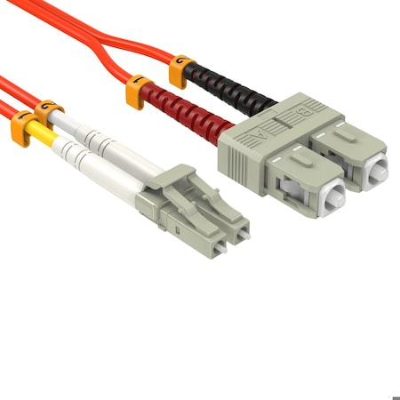 Sanoxy 2m LC/SC Duplex 50/125 Multimode OM2 Fiber Optic Cable SNX-CBL-LDR-FB104-5202