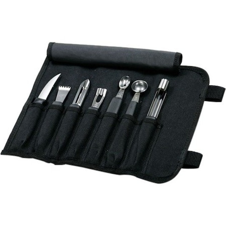 Mercer Cutlery Garnishing Kit 8 pc. Black M40000P