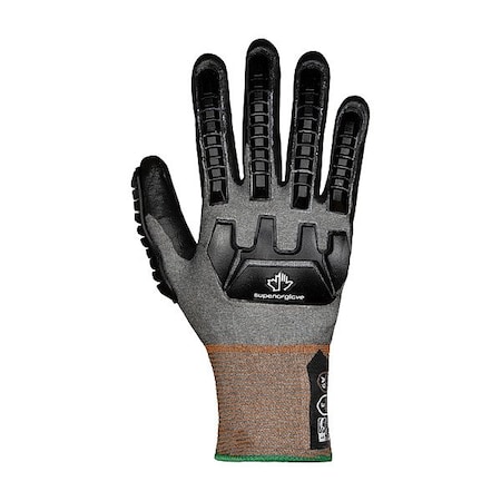 Superior Glove Impact Gloves, Thin Cut Resist A9, Sz 5, PR S21TXUFNVB-5