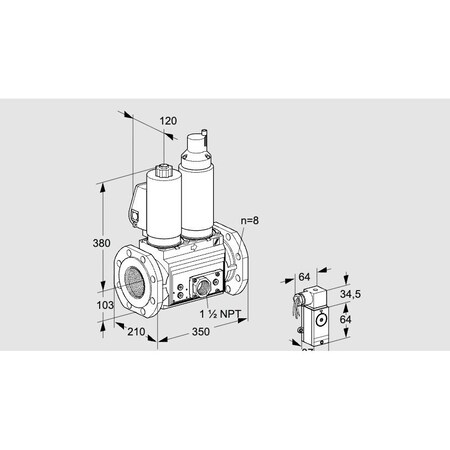 Honeywell Kromschroder VCS8T100A05NLQSLE/PPVP/3-P4 KS88204253