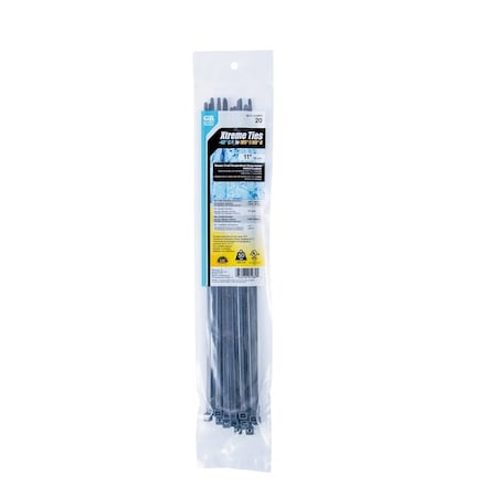 Gardner Bender Cable Tie 11In Black 20/Bag 45-311UVBFZ