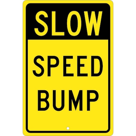 Nmc Slow Speed Bump Sign, TM157K TM157K