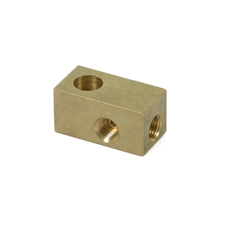 Earls 972052ERL Brass Tee Brake Adapter - 0.38-24 in. EAR972052ERL