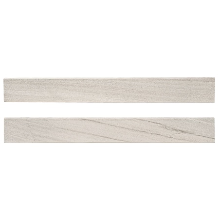Msi Malahari White 3'' X 24'' Lappato 3D Porcelain Bullnose Wall Tile, 22PK ZOR-PT-TR-0248