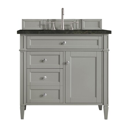 James Martin Vanities Brittany 36" Single Vanity, Urban Gray, w/ 3 CM Phantome Eclos Top 650-V36-UGR-3PHT
