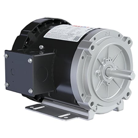 Leeson Three-Phase General Purpose Motor, 1 HP, 56C Frame, 208-230/460V Voltage, 3,450 Nameplate RPM 056T34F15680