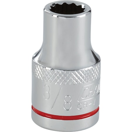 Channellock 1/2'' Drive 3/8'' 12-Point Shallow Standard Socket 350982