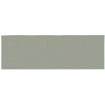 Aarco VIC Cork Bulletin Board w/ a Clear Satin Anodized Aluminum Frame, Brown Rice 48''Hx144''W DW48144187