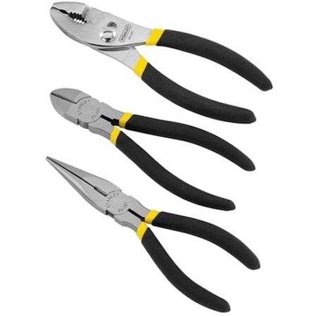 Stanley 3 pc Drop Forged Steel Pliers in. L, PK3 84-114