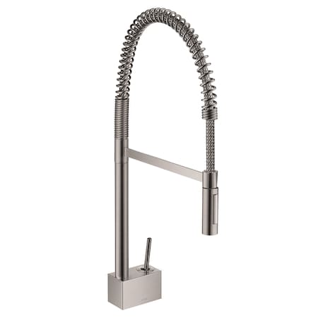 Axor Starck Semi-Pro Kitchen Faucet 2-Spray, 1.75 GPM in Stainless Steel Optic 10820801