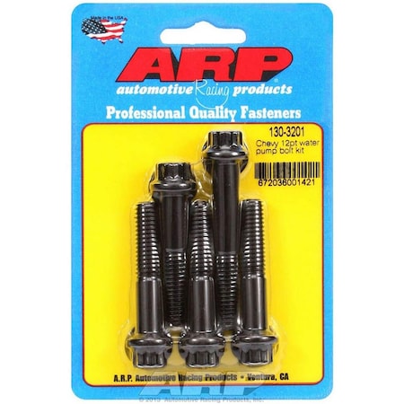Arp 130-3201 12-Point Water Pump Bolt Kit for Chevy ARP130-3201