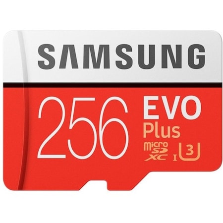 Strategic Sourcing SAMSUNG 256GB EVO PLUS UHS-I MICROSDXC MEMORY CARD WITH SD ADAPTER MB-MC256GA/AM