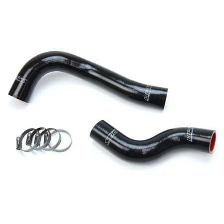 Hps Performance High Temp Reinforced Silicone Radiator Coolant Hose Kit, Black, 57-1632-BLK