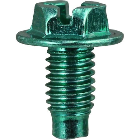 Dottie L.H. Dottie No 10-32 x 3/8'' Hex Head Phillips Ground Screw w/ Leader Point, 100PK 1032G