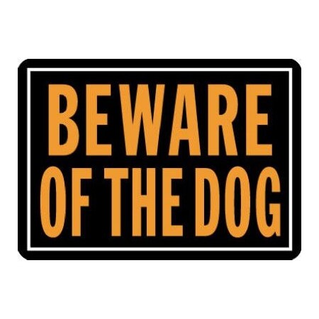 Hillman 10X14 Beware/Dog Sign 840143