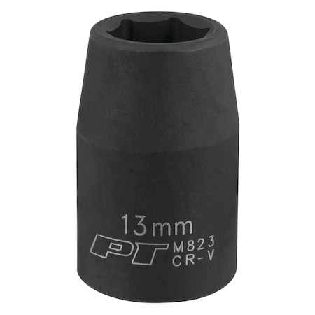 Performance Tool 1/2 In Dr. Impact Socket 13Mm Socket Imp 13Mm, M823 M823