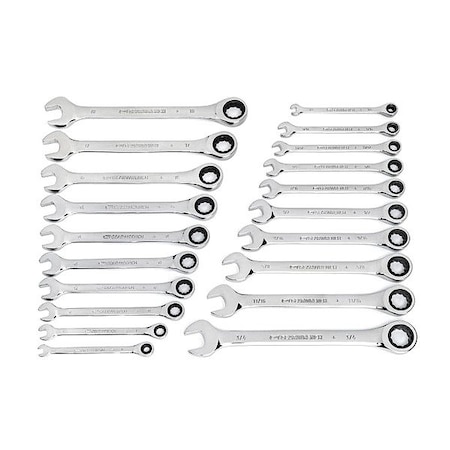 Gearwrench SAE/Metric Ratchet Comb Wrench 20 PC Set 35720A-02