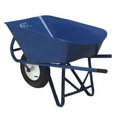 Terasu Garden Supplies 6 cu. ft. Miller Contractor Wheelbarrow Tray TE947916