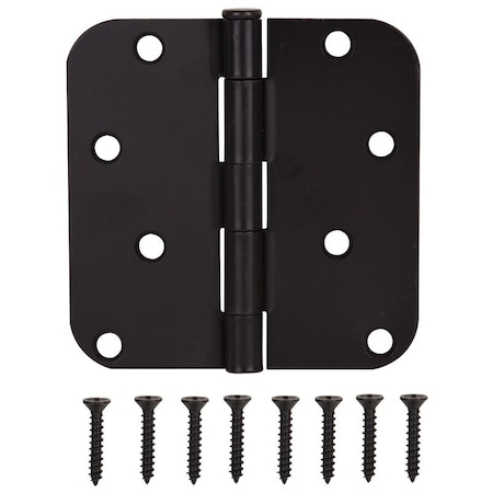 Prosource Door Hinge, Steel, Oil-Rubbed Bronze, Loose Pin, 180 deg Range of Motion, Screw Mounting 20348ORX