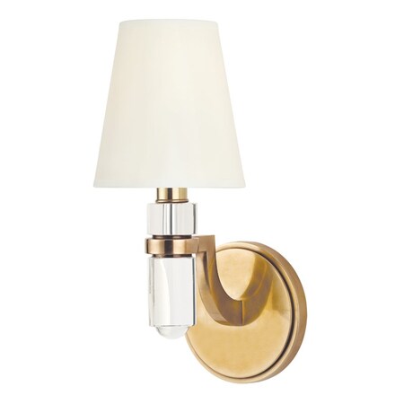 Hudson Valley Lighting Dayton 1 Light Wall Sconce 5 In. Aged Brass 981-AGB-WS