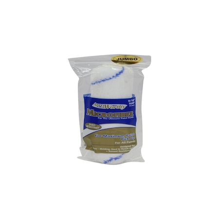 Arroworthy Microfiber 6.5 in. W X 9/16 in. Jumbo Mini Paint Roller Cover 6.5-MFR4S- 0650