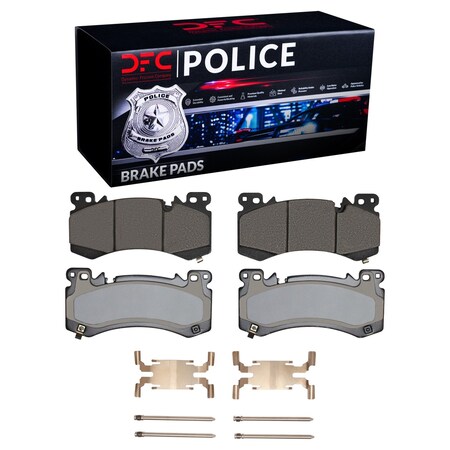 Dfc Police Pads, Disc Brake Pad Set,  1911-2407-01