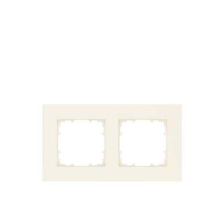 Siemens DELTA miro Frame 2-fold Dimensions 90x 90 mm electrical white 5TG1112-3