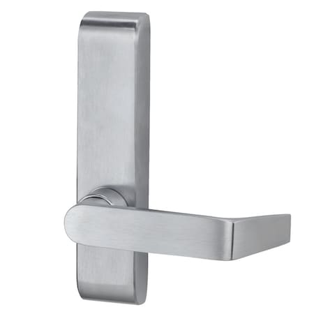 Von Duprin Grade 1 Passage 06 Lever Trim, For Use With 5547/8847-F Series Exit Devices, Satin Chrome Finish, L 371L-BE-06 26D LHR