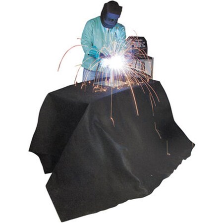 Steiner Velvet Shield Welding Blanket - Carbonized Fiber, Black - 6 x 8 ft. - Model No. 316-6X8 170388