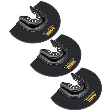 Dewalt 3 pk Oscillaing Flush Cut Blade DWA4212-3