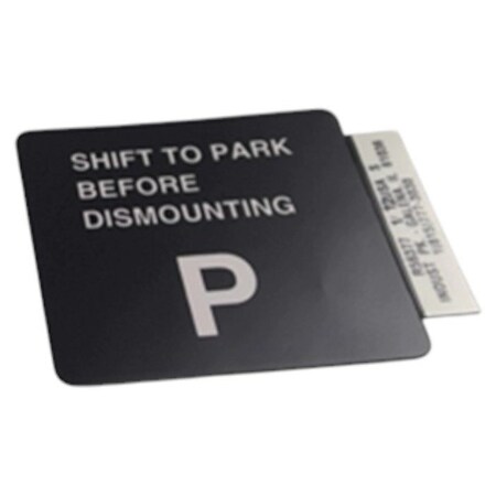 John Deere LABEL, JOHN DEERE OEM R65377 R65377