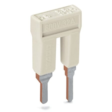 Wago Terminal Block, 0.443" L, 0.44" W, Gray 2006-499