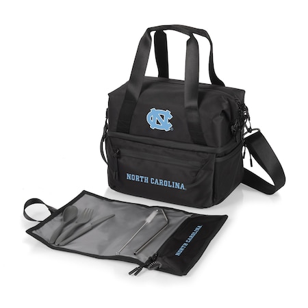 Picnic Time Family Of Brands NCAA North Carolina Tar Heels Tarana Lunch Bag Cooler with Utensils made from Recycled Material 515-01-179-414-0