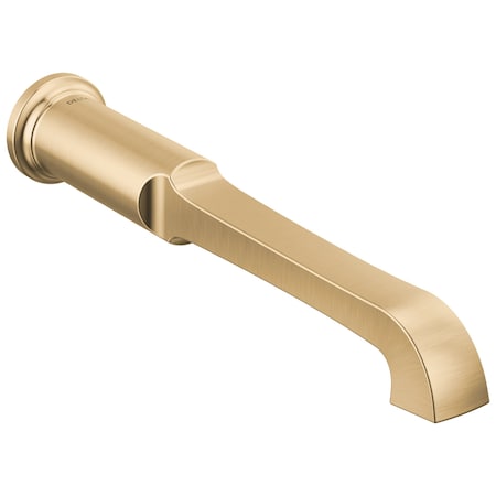 Delta Tetra Wall Mount Tub Filler Trim In Lumicoat Champagne Bronze T5789-CZ-PR-LHP-WL
