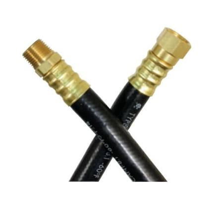 Jr Products 38 Inside Diameter Thermo Plastic Supply Hose 38 Female Swivel x 3 07-31645