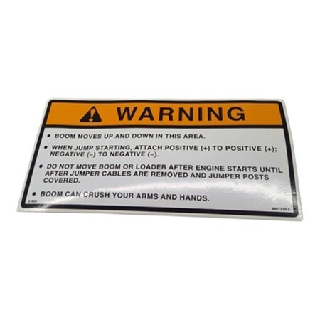 Cnh DECAL WARNING, CNH OEM 9801239 9801239